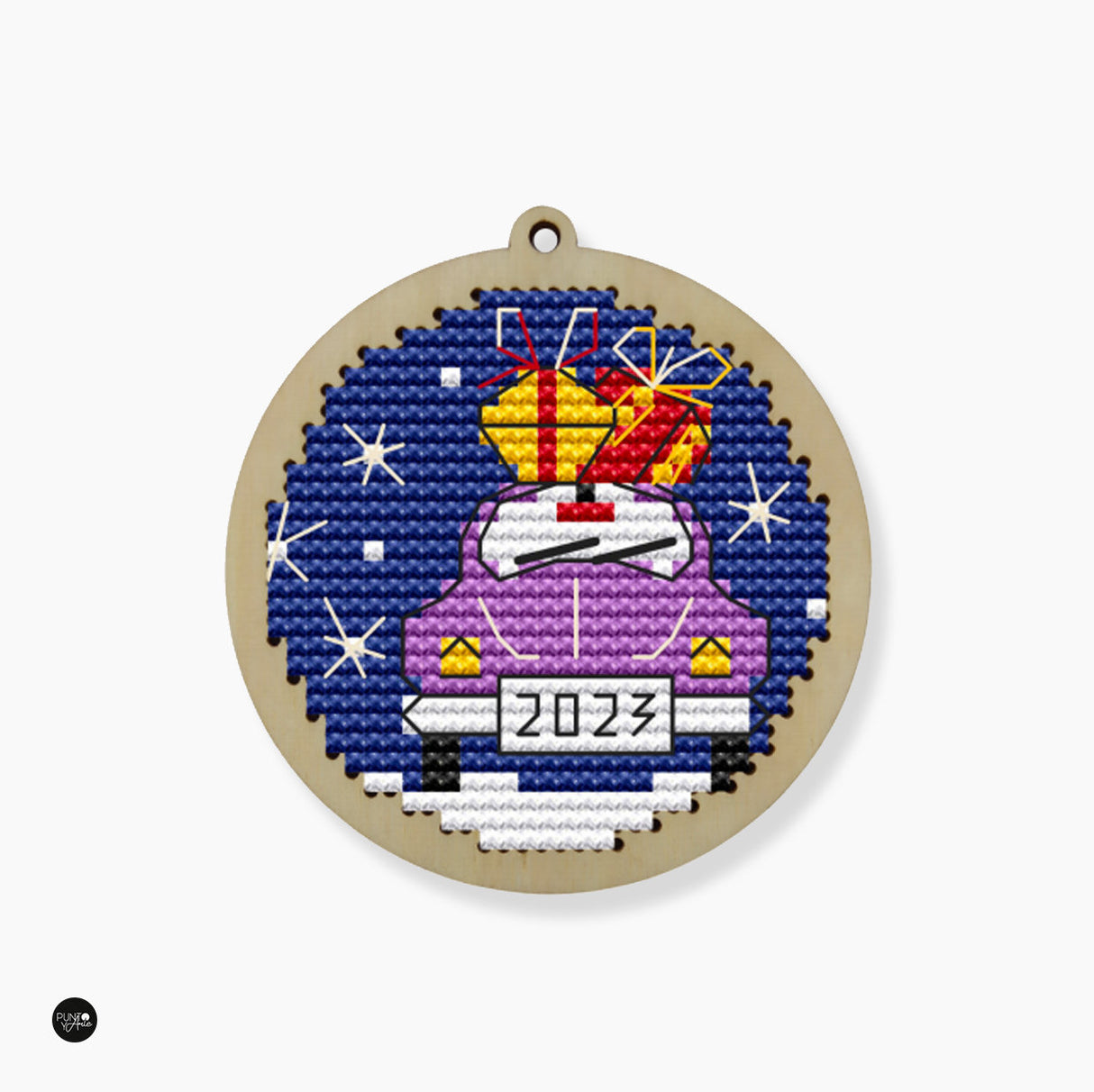 Car - Wizardi - Cross stitch kit