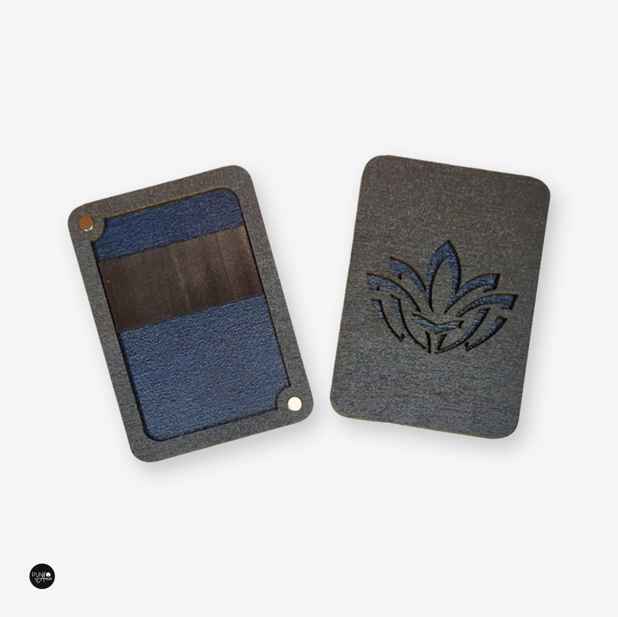 Étui à aiguilles en bois avec aimants - Wizardi KF056/11B