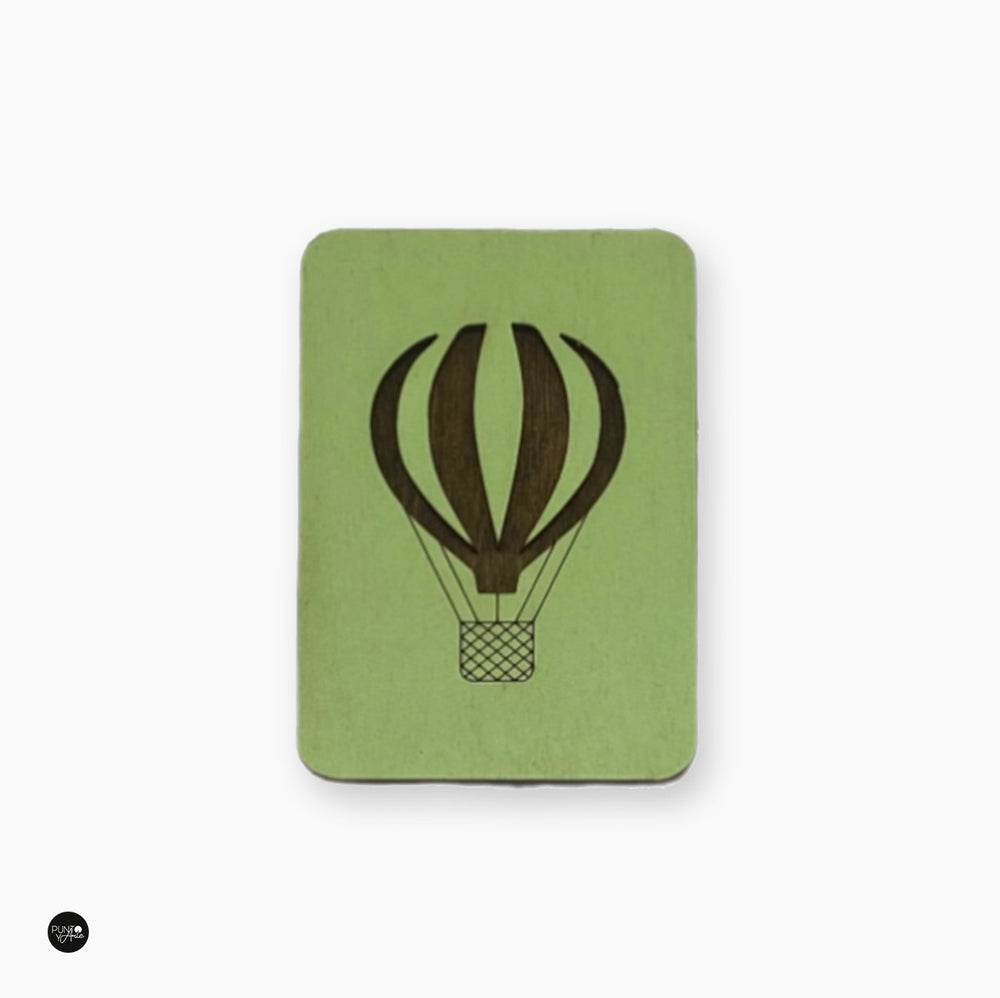 Estuche de agujas de madera con imanes - Wizardi KF056/15