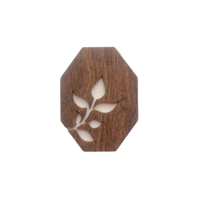 Branch. Wooden needle case with magnets - Wizardi KF056/52