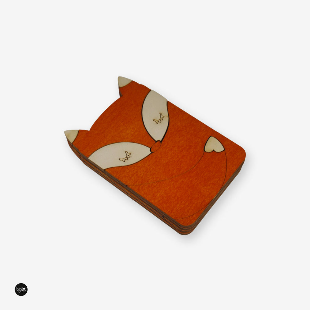 Estuche de agujas de madera con imanes - Wizardi KF056/9