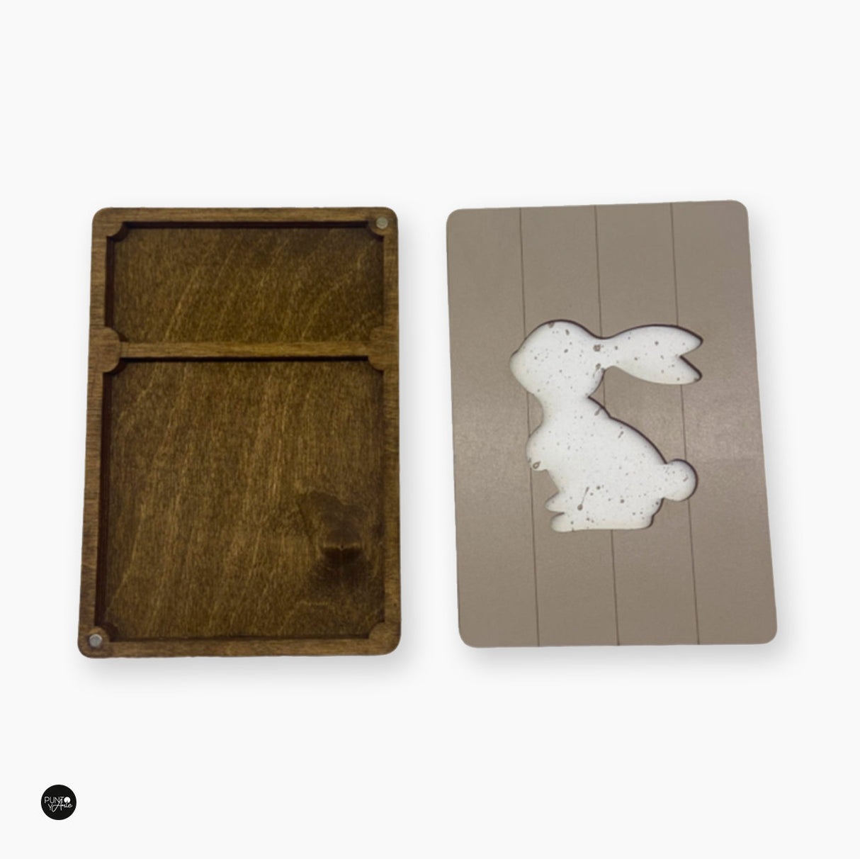 Mini organizador de madera con imanes - Wizardi KF057/14