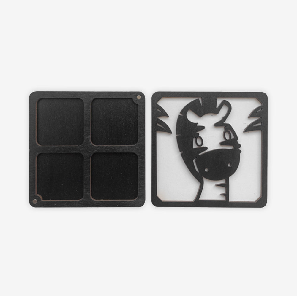 Organizador de abalorios de madera Wizardi KF057/27