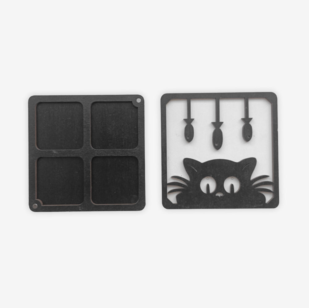 Organizador de abalorios de madera Wizardi KF057/28