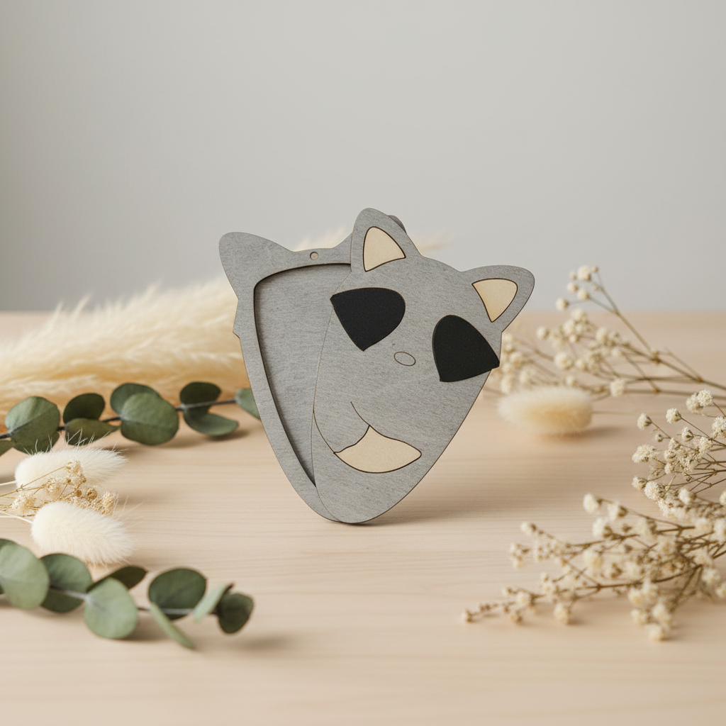 Estuche para tijeras de Mapache Wizardi KF058/8