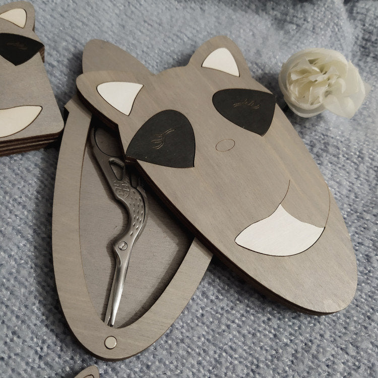 Estuche para tijeras de Mapache Wizardi KF058/8