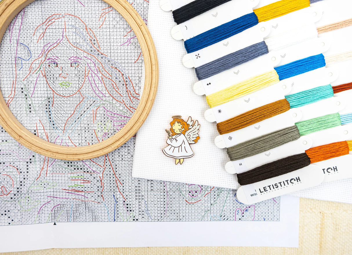 Kit de punto de cruz LetiStitch “Magic Friendships” L9972 – Fantasía y naturaleza