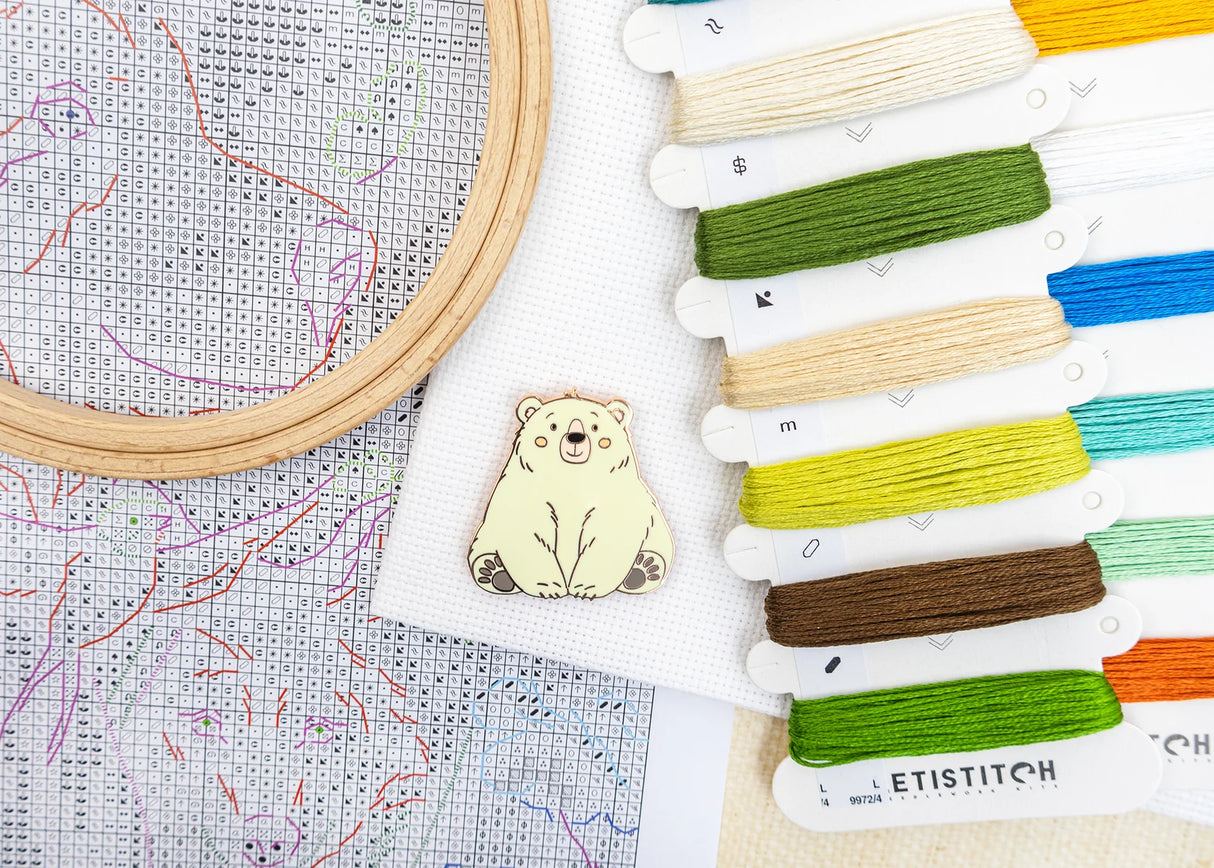 Kit de punto de cruz LetiStitch “Magic Friendships” L9972 – Fantasía y naturaleza