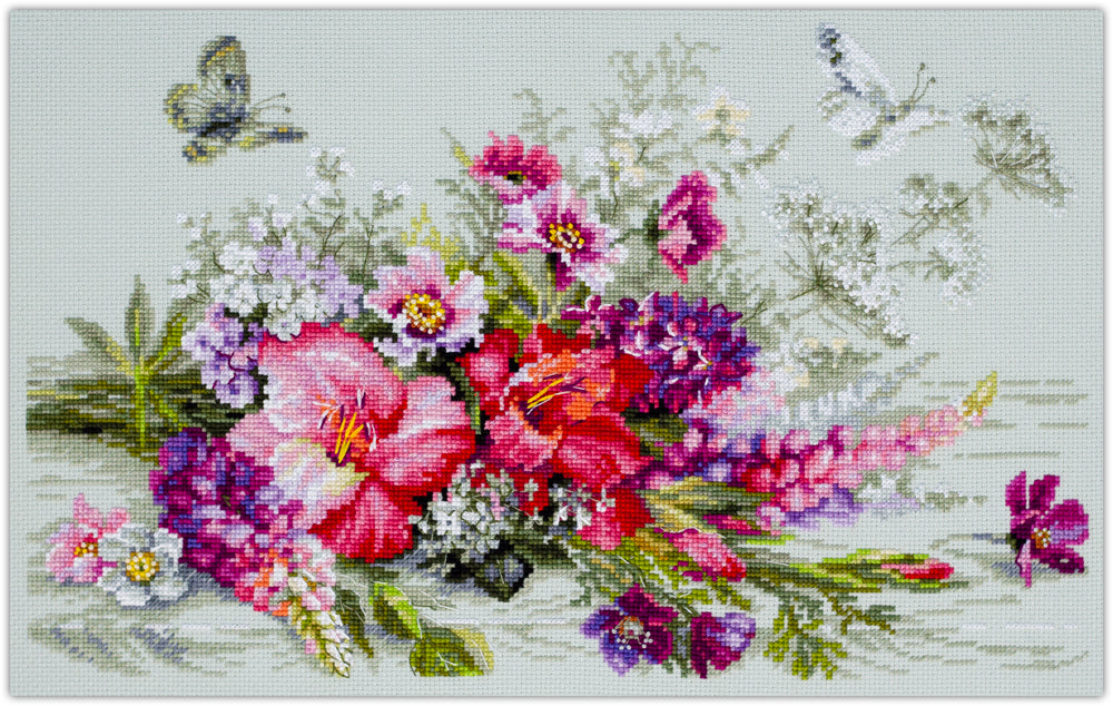 Country Bouquet – Kit de Punto de Cruz Magic Needle 510-228