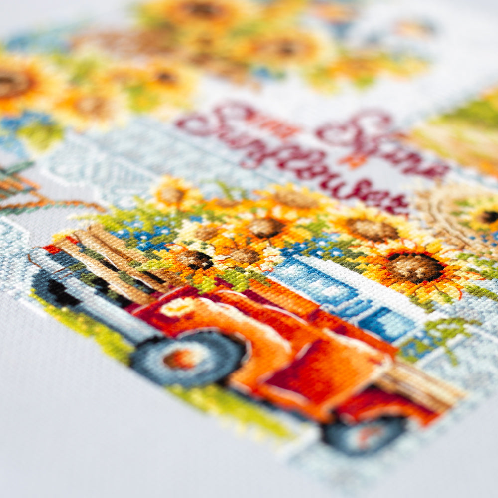 Kit de Punto de Cruz 540-704 “Shine Like a Sunflower!” – Magic Needle