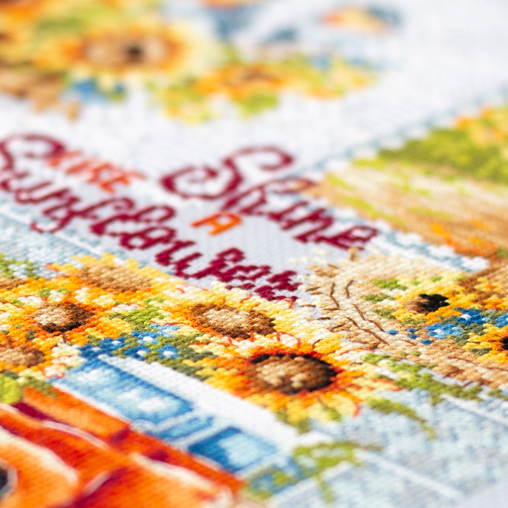 Kit de Punto de Cruz 540-704 “Shine Like a Sunflower!” – Magic Needle