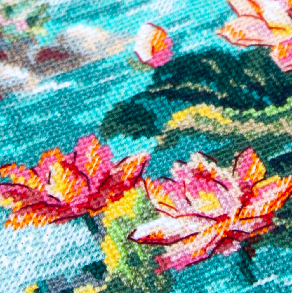 Kit de Punto de Cruz 70-01 “Blooming Lotuses” – Magic Needle