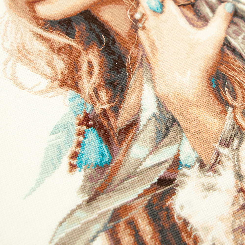 Kit de Punto de Cruz 70-03 “Boho Girl” – Magic Needle