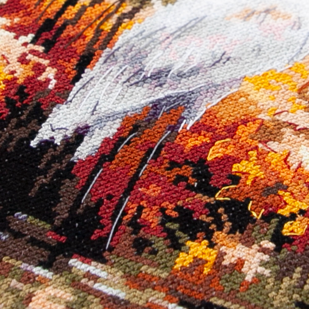 Kit de Punto de Cruz 70-09 “White Heron” – Magic Needle