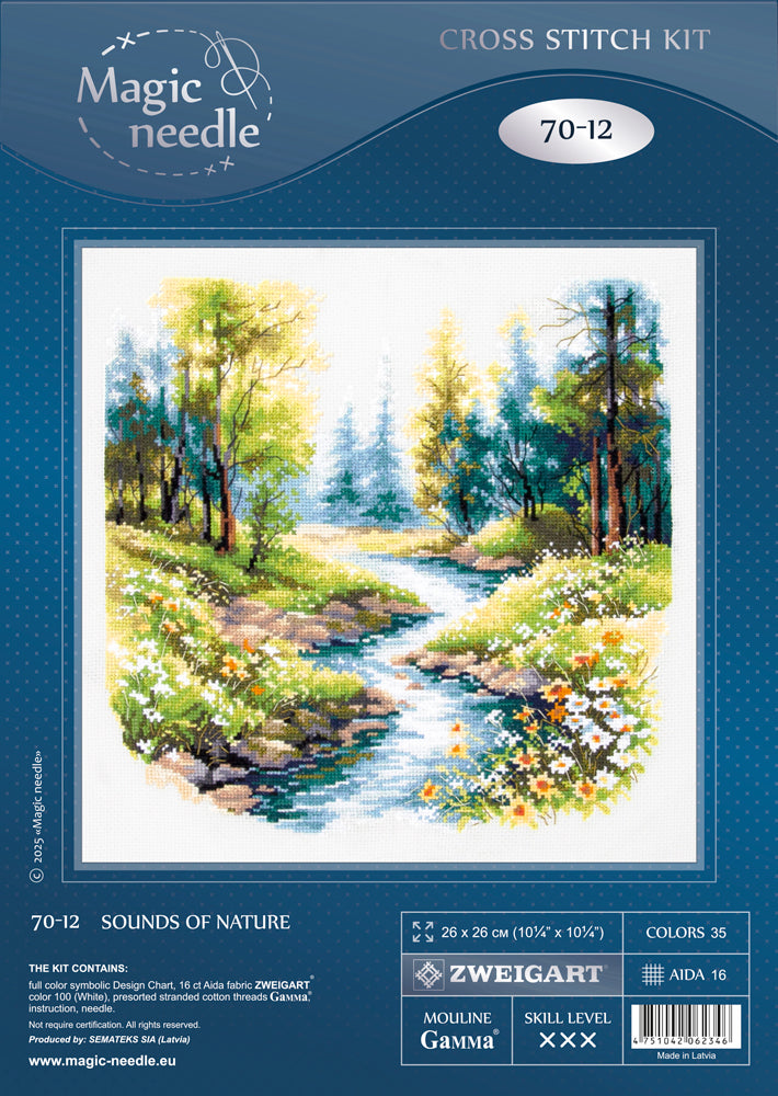 Cross Stitch Kit 70-12 “Sounds of Nature” – Magic Needle