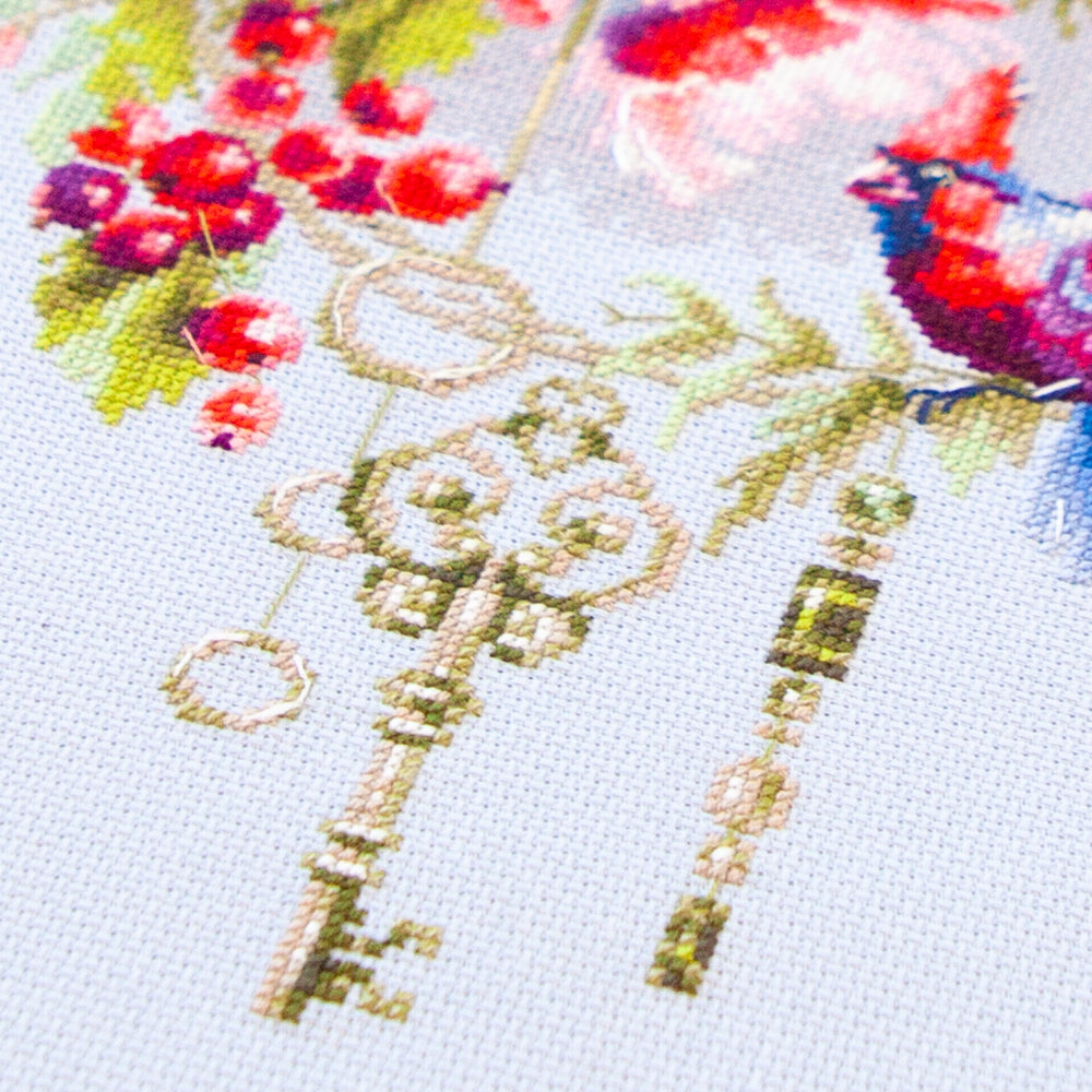 Cross Stitch Kit 70-20 “Keys To Be Happy” – Magic Needle