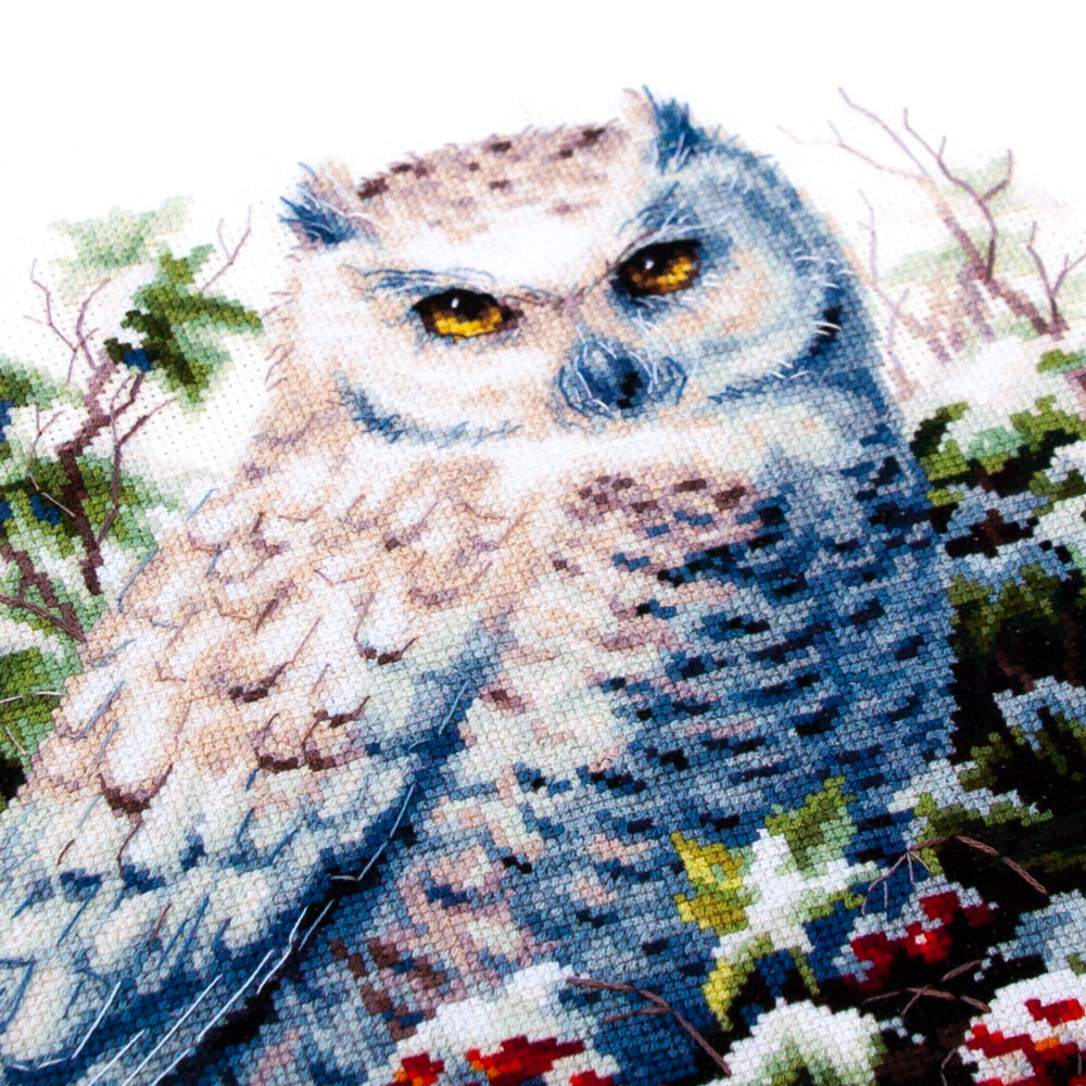 Cross Stitch Kit 70-24 “Snowy Owl” – Magic Needle