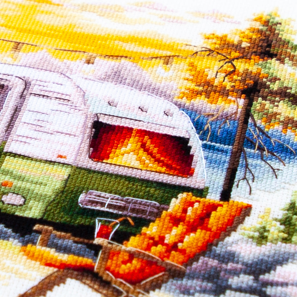 Cross Stitch Kit 70-26 “Our Weekend” – Magic Needle