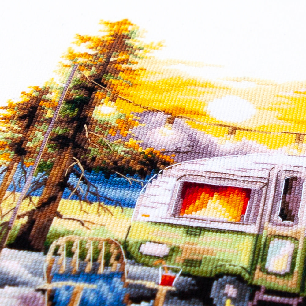 Cross Stitch Kit 70-26 “Our Weekend” – Magic Needle