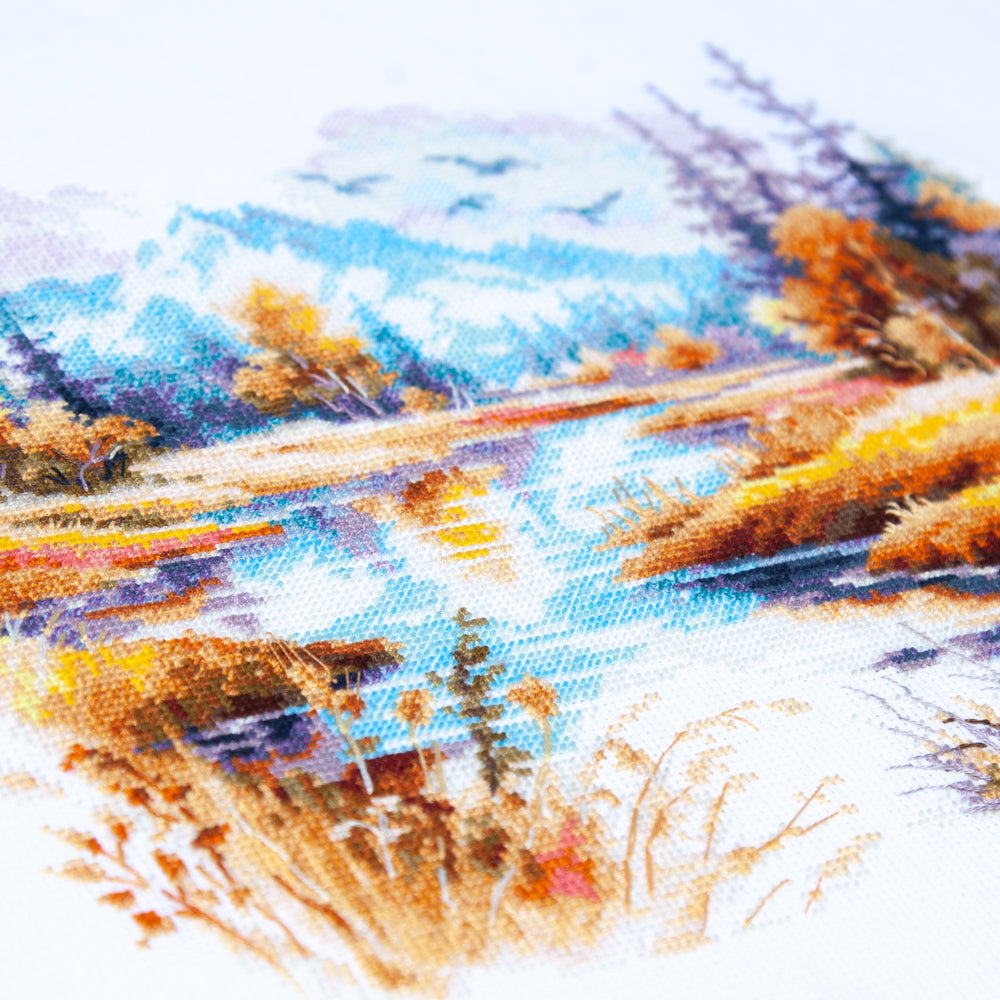 Cross Stitch Kit 70-27 “Silence And Coolness” – Magic Needle