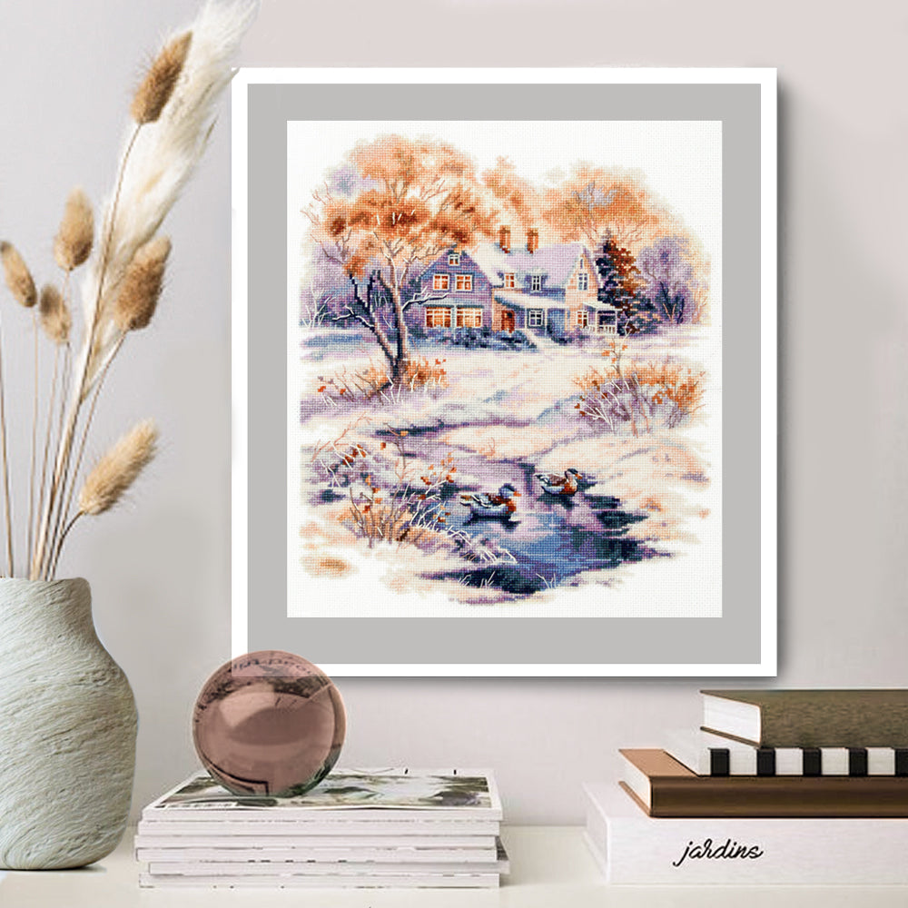 Kit de Punto de Cruz 70-32 “Early Winter” – Magic Needle