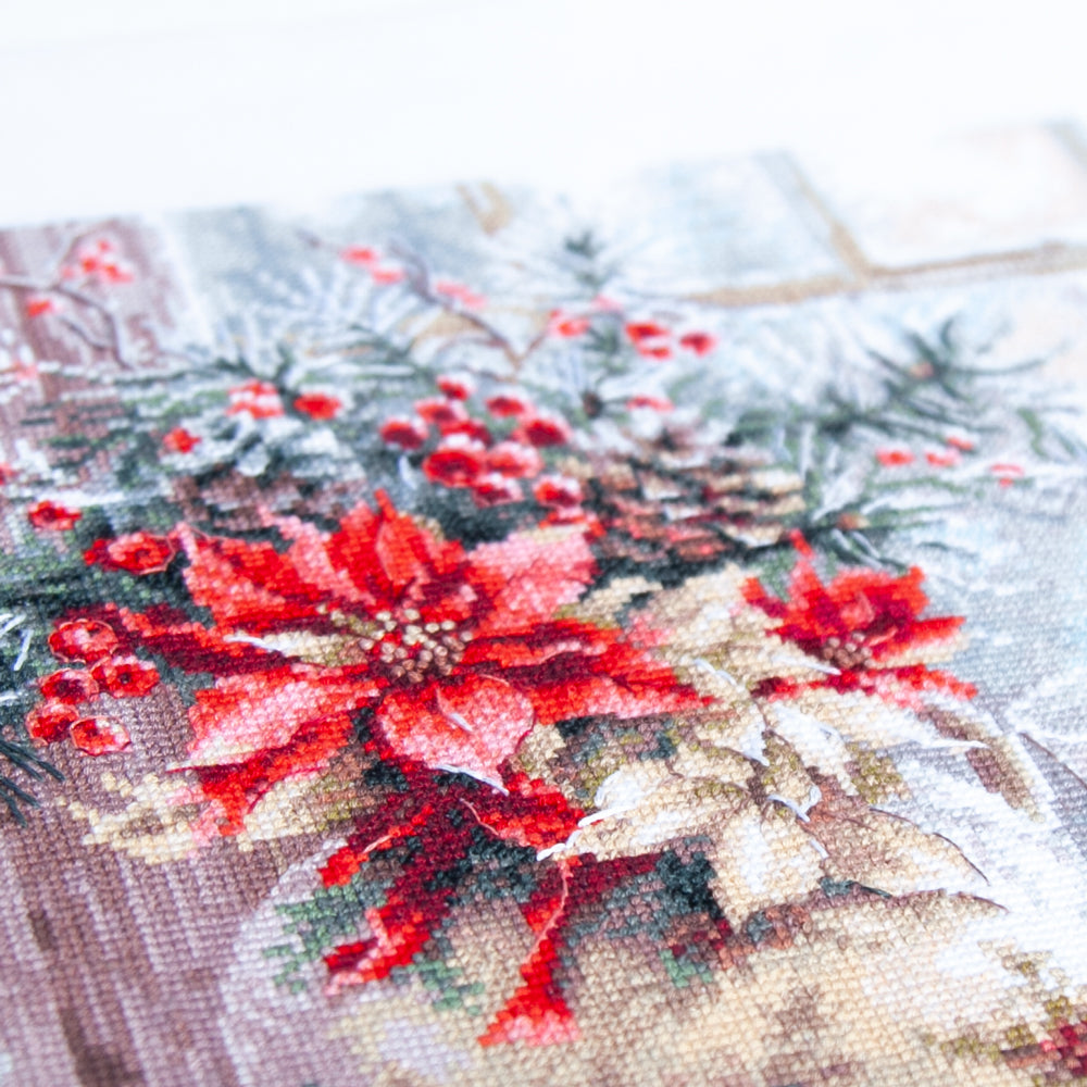 Cross Stitch Kit 70-50 “A Candle Was Burning” – Magic Needle