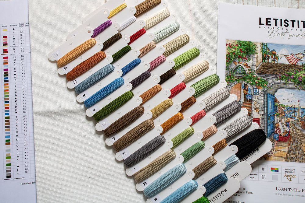 To the port - L8004 LETISTITCH - Cross Stitch Kit