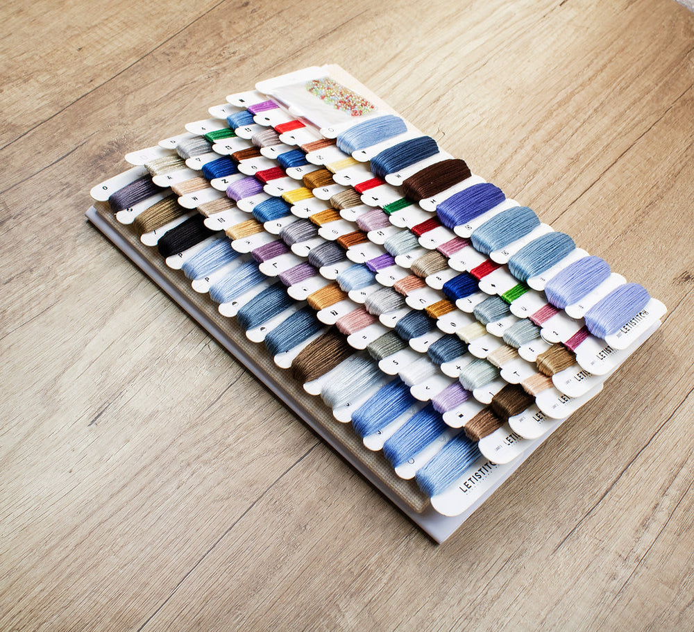 Kit de Punto de Cruz Holiday at Seaside - L8007 de LETISTITCH