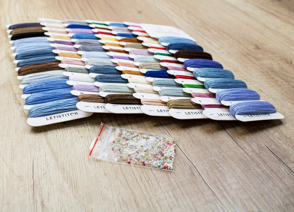 Kit de Punto de Cruz Holiday at Seaside - L8007 de LETISTITCH