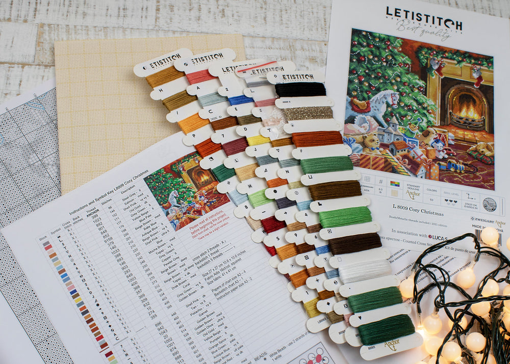 L8009 Cozy Christmas - LETISTITCH - Cross Stitch Kit