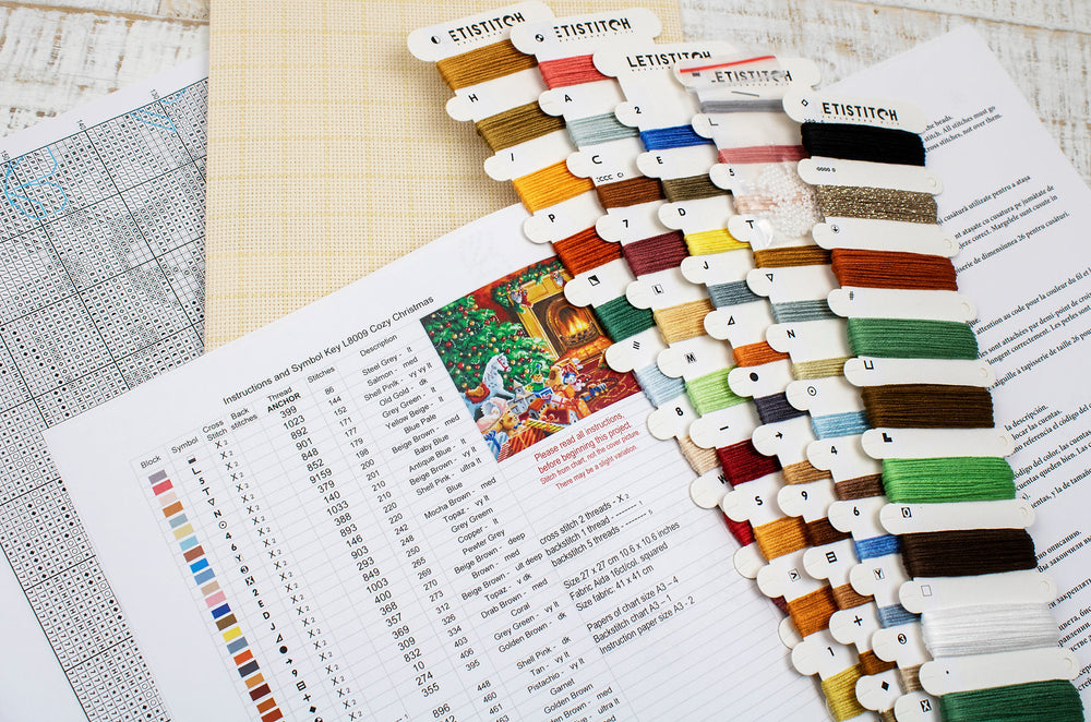 L8009 Cozy Christmas - LETISTITCH - Cross Stitch Kit