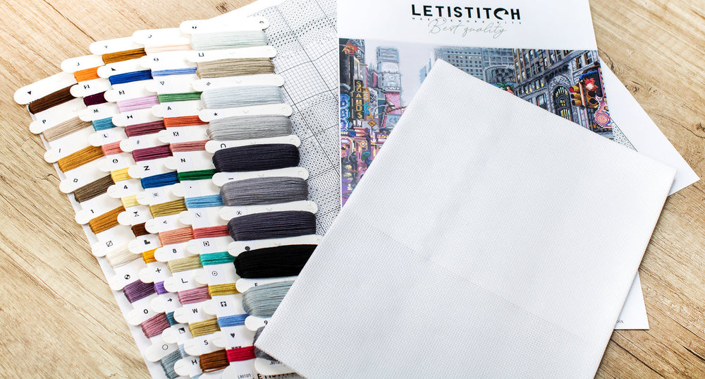 New York - L8012 LETISTITCH - Kit de Punto de Cruz