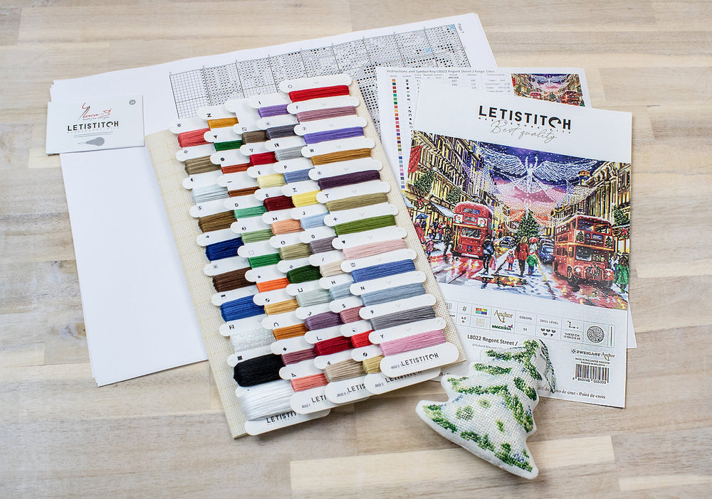 Regent Street. London - L8022 LETISTITCH - Kit de Punto de Cruz
