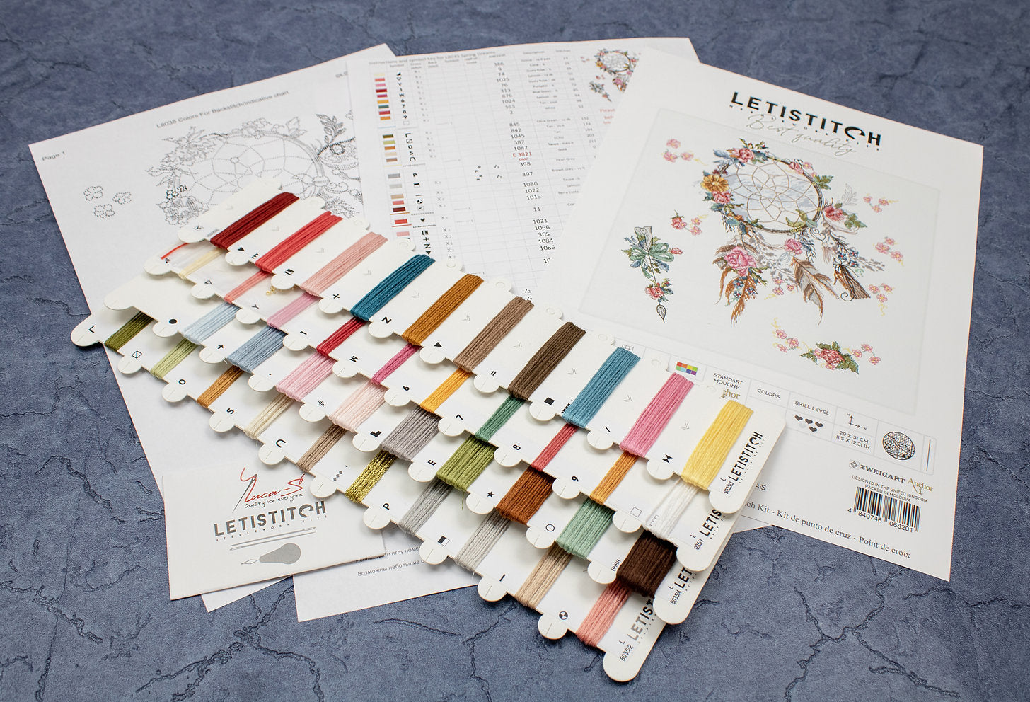 L8035 Spring Dreams - LETISTITCH - Kit de point de croix