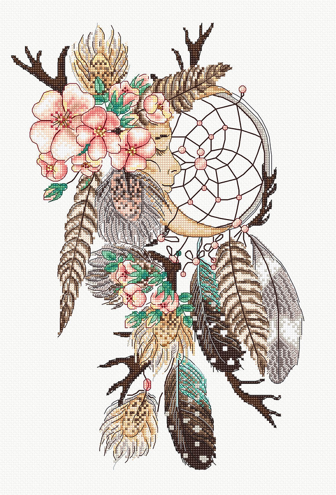 L8041 Moon Dreams - LETISTITCH- Cross Stitch Kit