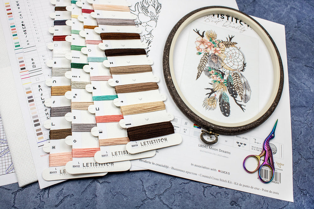 L8041 Moon Dreams - LETISTITCH- Cross Stitch Kit