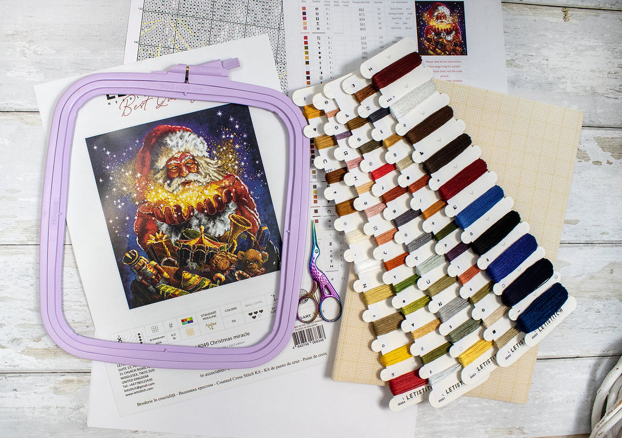 Christmas Miracle - L8049 LETISTITCH - Cross Stitch Kit