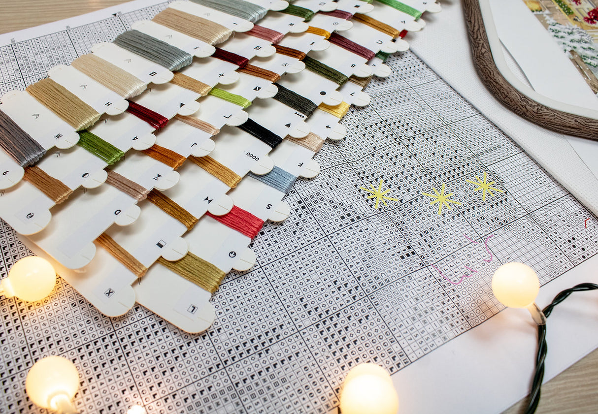 Winter Playtime - L8057 LETISTITCH - Cross Stitch Kit