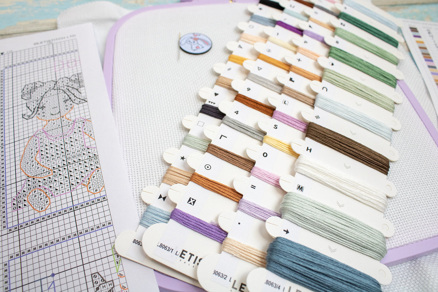 Baby Toys Alphabet - L8063 LETISTITCH - Cross Stitch Kit