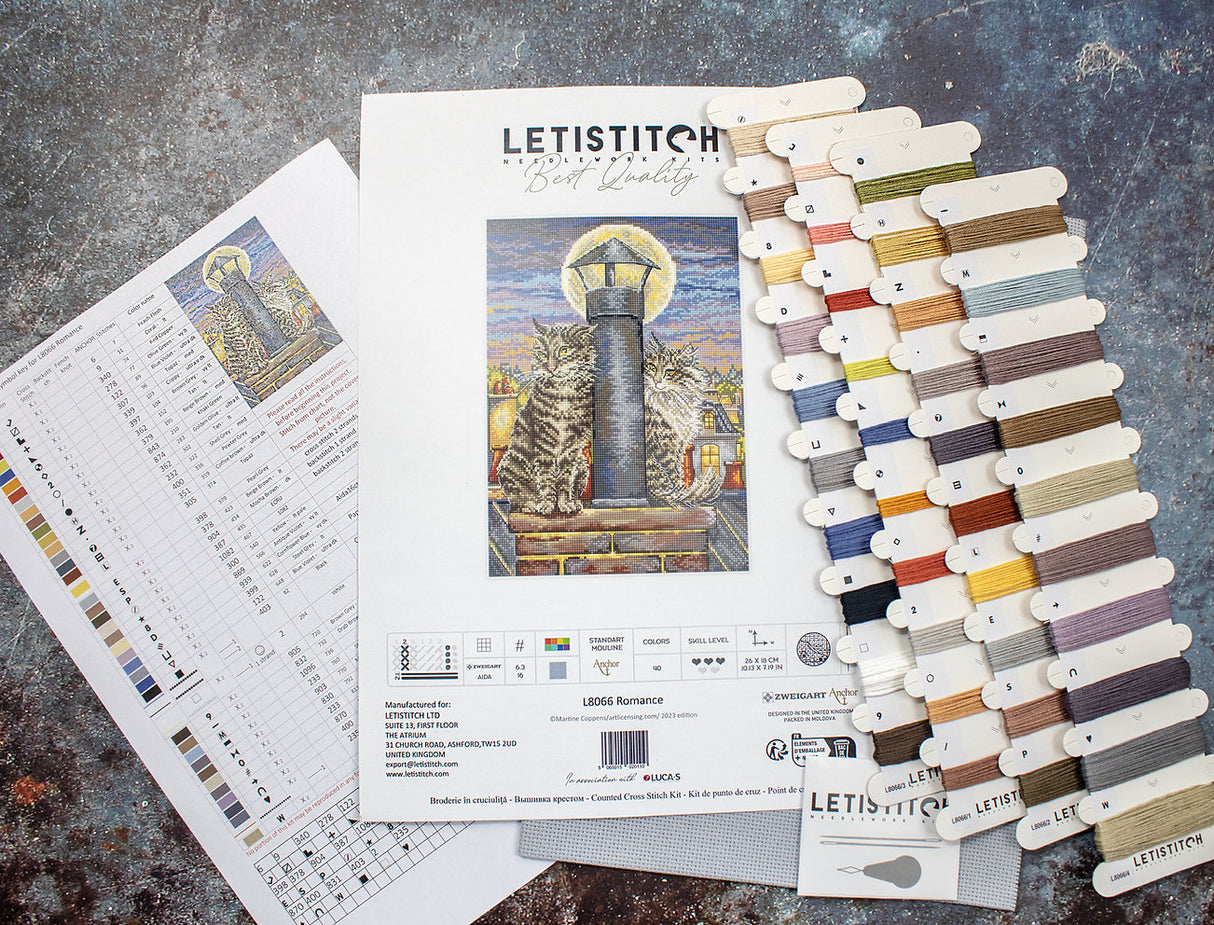 Cross Stitch Kit "Romance" - LETISTITCH L8066