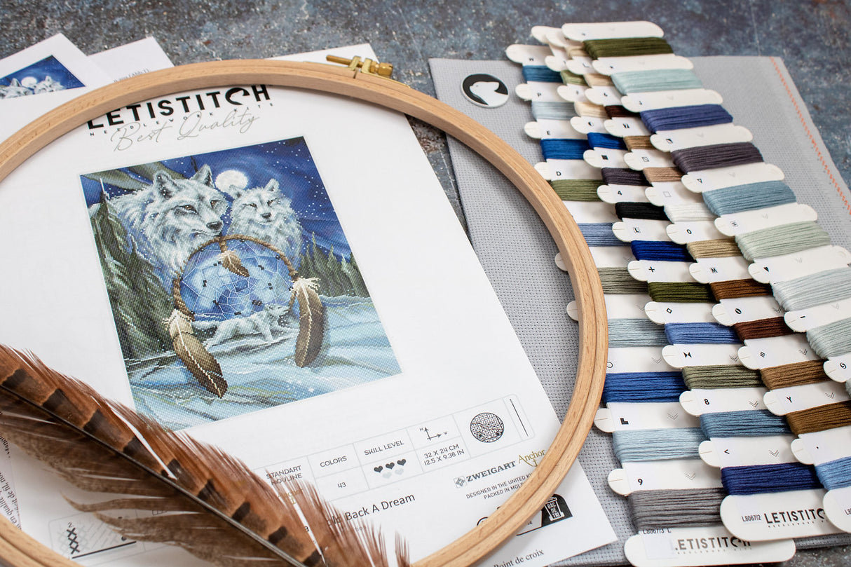 Cross Stitch Kit "Nothing can stop a dream" - LETISTITCH L8067