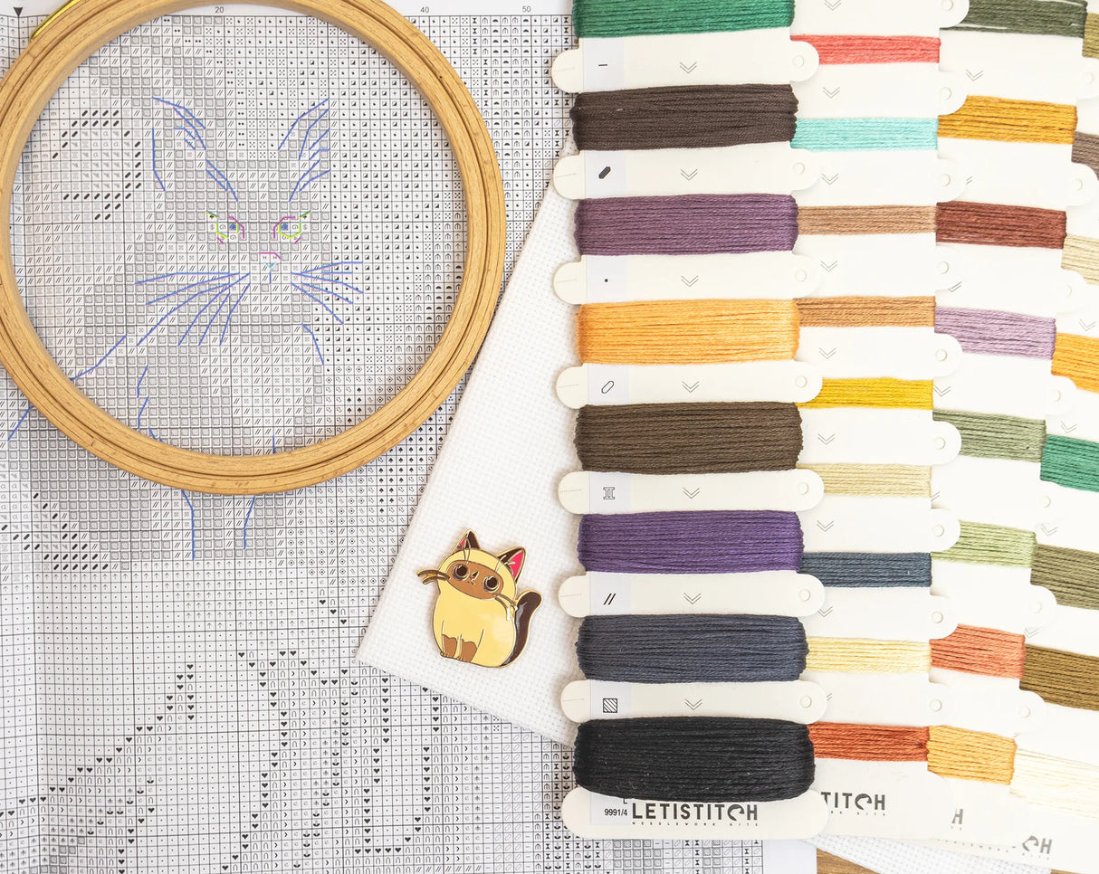 Esquema e hilos del kit Letistitch L9991 Familiar's Favorite