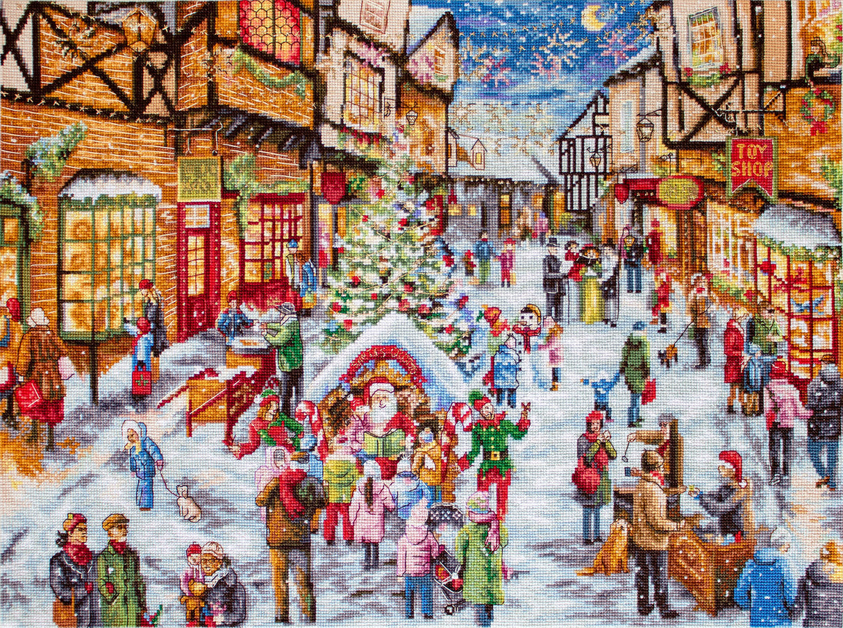 Kit de Punto de Cruz LETI 909 Christmas Eve de LETISTITCH