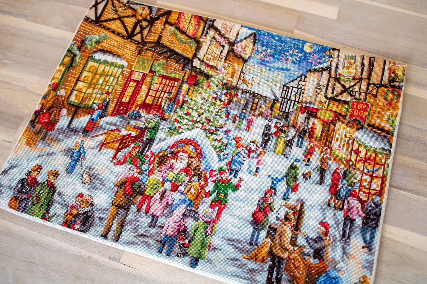Kit de Punto de Cruz LETI 909 Christmas Eve de LETISTITCH