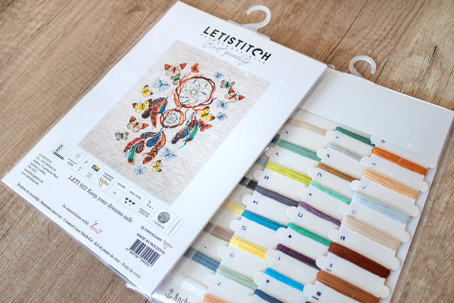 LETI 922 Gardez vos rêves en sécurité - Kit de point de croix LETISTITCH