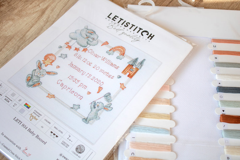 LETI 934 Natalicio Baby - LETISTITCH - Cross Stitch Kit
