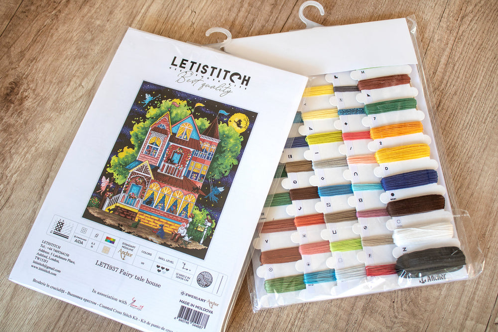 Casa de Cuentos de Hadas - LETI 937 - Kit de Punto de Cruz de LETISTITCH