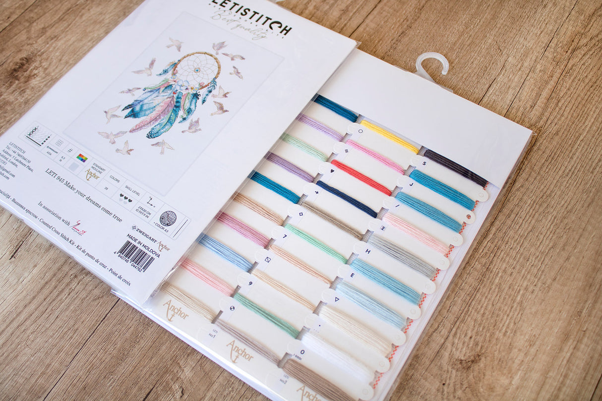 LETI 945 Make your dreams come true - LETISTITCH - Cross Stitch Kit