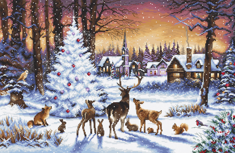 Christmas Wood - LETI 947 LETISTITCH - Cross Stitch Kit