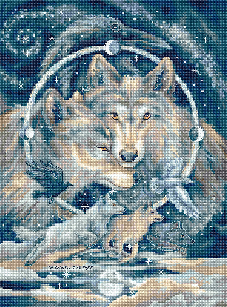 LETI 955 In spirit... I am free - LETISTITCH - Cross Stitch Kit